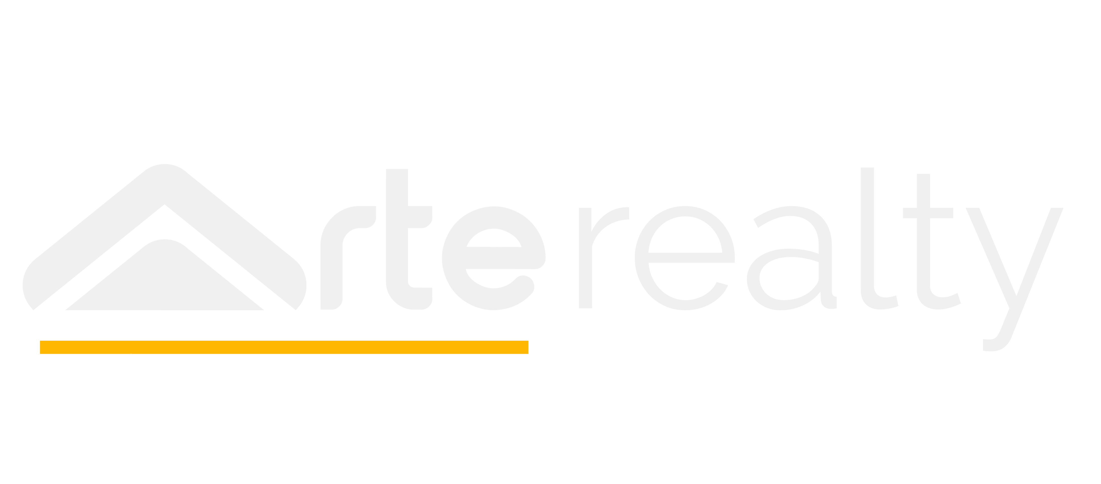 Logo Negativo Horizontal Arte Realty sem Fundo